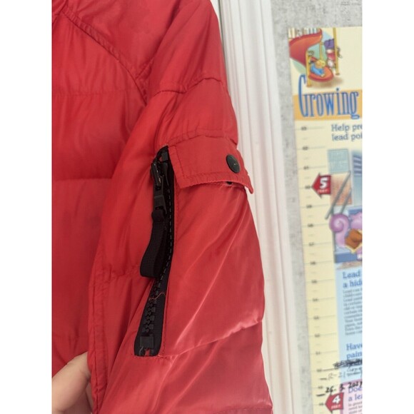 SAM. Freestyle Down Puffer Nylon Coat womens jacket Red Medium - Picture 5 of 15